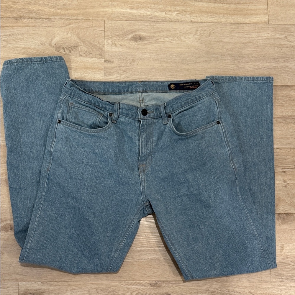 Roark Straight Fit Blue Jeans 33x32